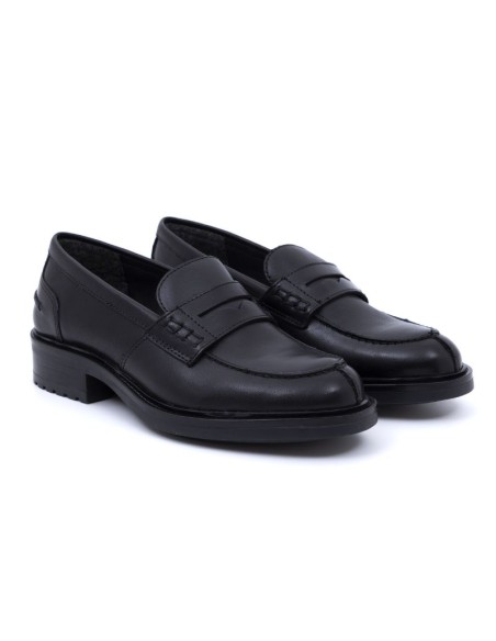 black leather Dressing Shoes W-PIEMAN-NEGRO