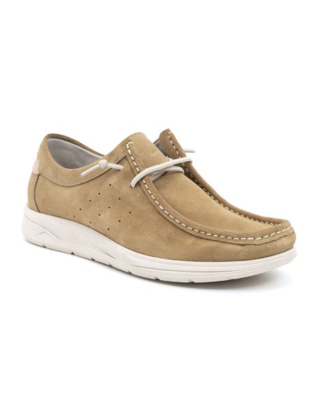 brown leather boat shoes WALDO-BROWN