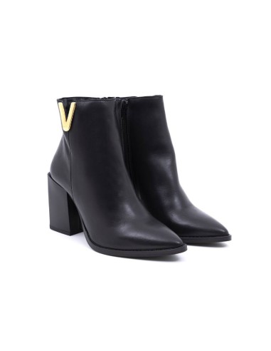 Botines de mujer liso liso color marrón