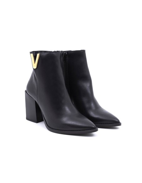Botines de mujer liso liso color marrón