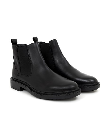 bottines chelsea de peau le noir TENDAR-NEGRO