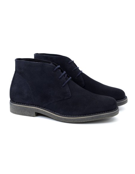 Bottine suède bleu SOLUN-NAVY