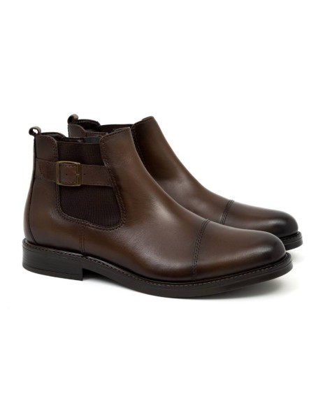 Light Brown leather chelsea boots
