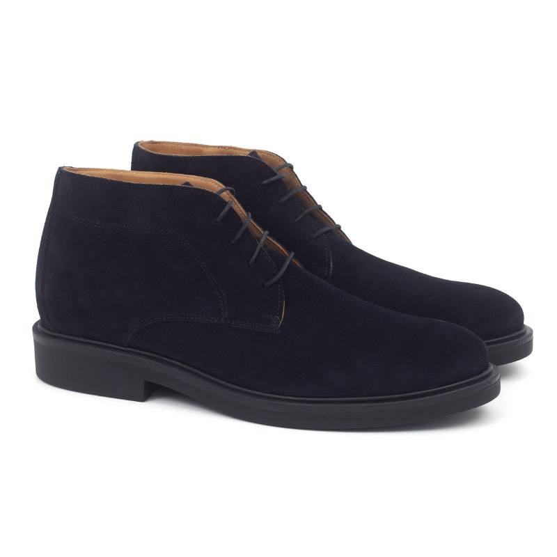 blue suede boots MOTISI-MARINO