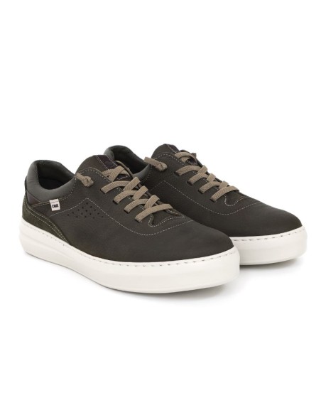 baskets nubuck vert NITOVI-KAKI