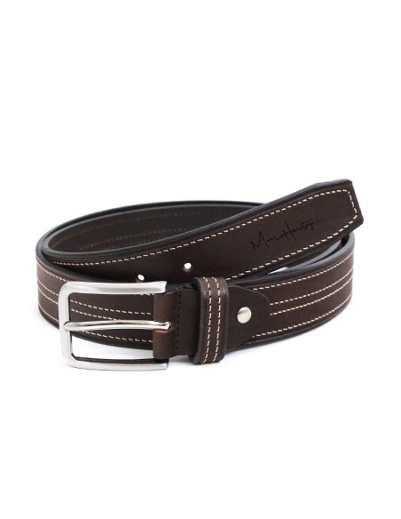 Ceinture de peau marron B-PESPO-MARRON