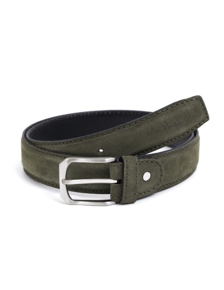 Ceinture suède vert B-SERTO-VERDE