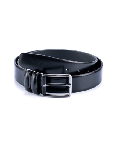 black leather belt B-BIXTONAGE-NEGRO