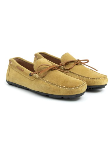 moustache suede moccasin SALAZO-MOSTAZA