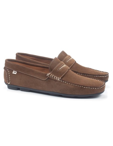 Mocassin suède marron SANURO-CUERO