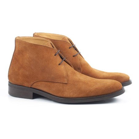 light brown suede boots SAPERE-CUERO