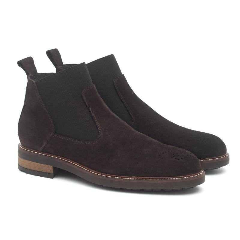 brown suede chelsea boots SEMINIR-TESTA