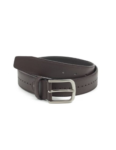 brown leather belt B-CALIFORNIA-MARRON