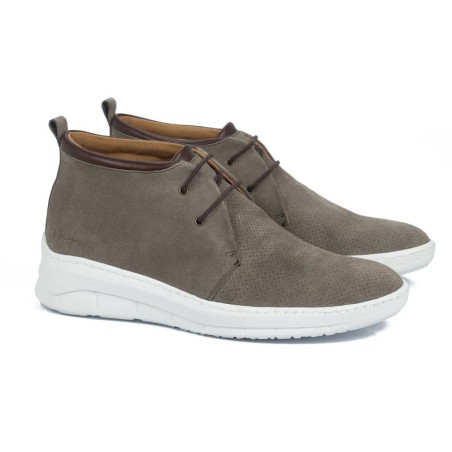 grey suede boots SETING-TOPO