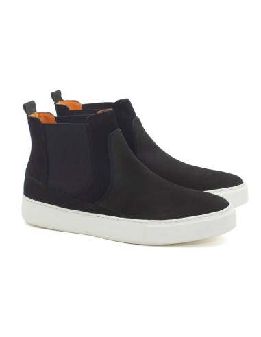 black suede chelsea boots SONDER-NEGRO