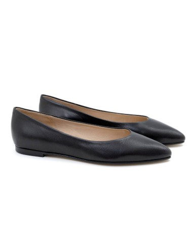 chaussures élégantes pour femmes en cuir noir W-ANNAMEN-NEGRO