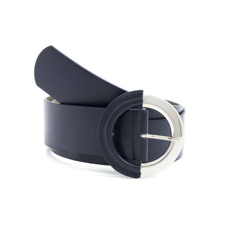 blue leather women's belt WB-ROUBILA-BLUE