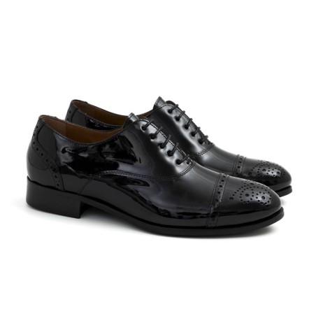 chaussures élégantes pour femmes cuir verni noir W-FLOMANI-NEGRO