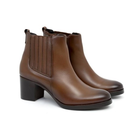 bottines pour femmes en cuir cuir W-PELSIC-CUERO