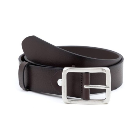 Ceinture en cuir marron B-LANDON-BROWN