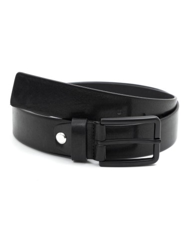 black leather belt B-LEBIL-BLACK