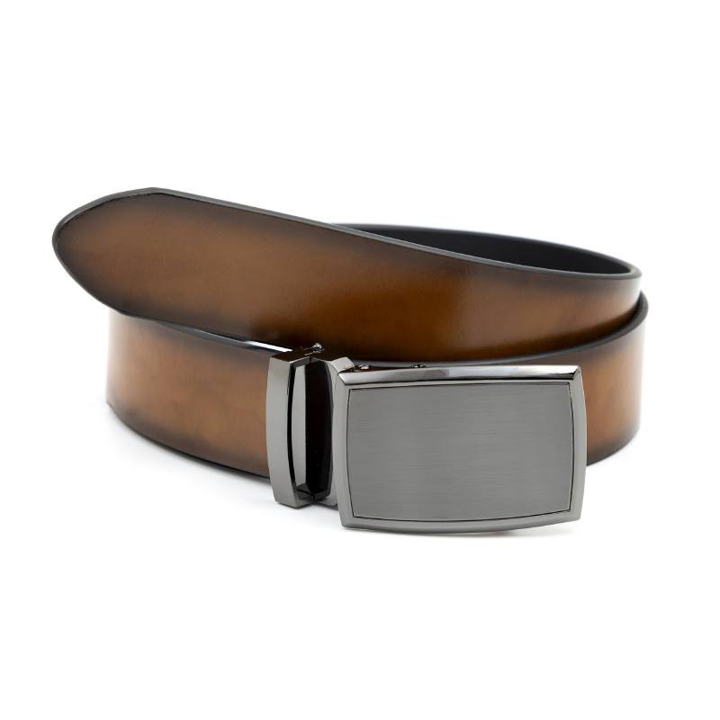 Ceinture en cuir cuir B-LUKE-COGNAC