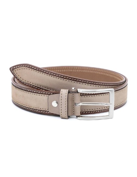 beige suede belt B-NOLOR-PIEDRA