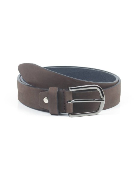 brown nubuck belt B-NORTE-MARRON