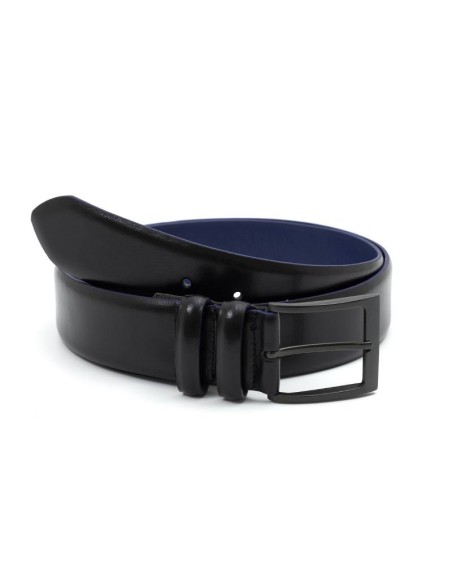 black leather belt B-PARAMANA-NEGRO