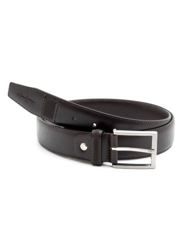 brown suede belt B-SAM-MARRON