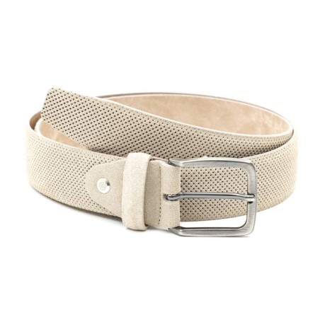 Ceinture suède beige B-SEMIS-CORDA