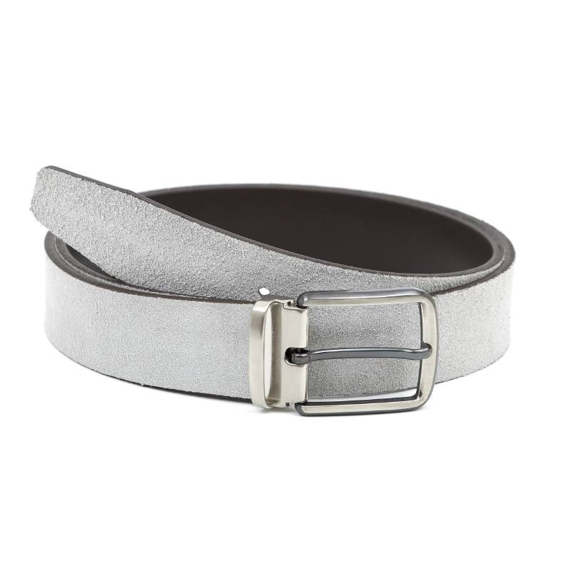 Ceinture suède gris B-STRUFAGE-GRIS