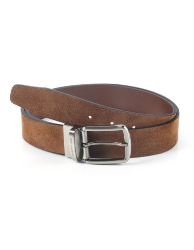 light brown suede belt B-STRUFFEL-CASTAGNA