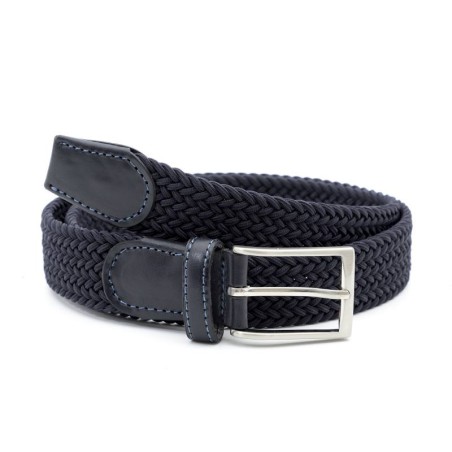 blue elastic belt B-TREHEMEN-NAVY